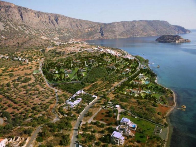 Schisma Eloundas Kreta, Elounda: Luxusvilla mit Pool und Gästehaus in Elite-Wohnanlage zu verkaufen Haus kaufen